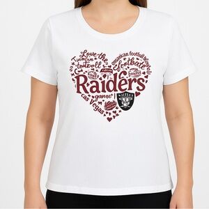 Licensed NFL Las Vegas Raiders Womens Tee Shirt